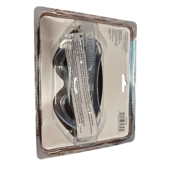 6 Sun & Sky Pro adult swim googles black blue anti fog silicone eye cup & strap - Picture 2 of 2